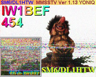 SSTV image from IU0FBK_20M