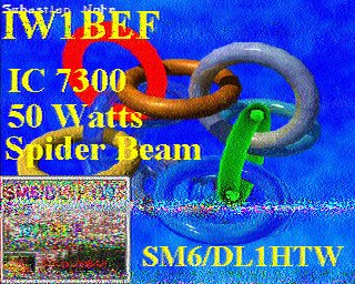 SSTV image from IU0FBK_20M