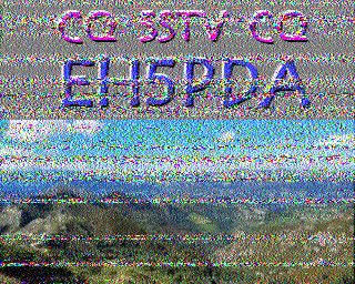 SSTV image from IU0FBK_20M