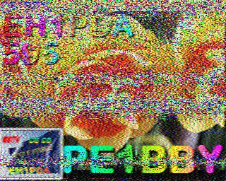 SSTV image from IU0FBK_20M