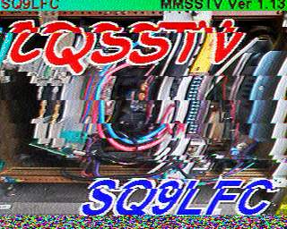 SSTV image from PA3ADE_2M