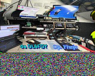 SSTV image from PA3ADE_2M