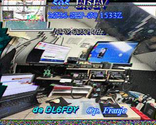 SSTV image from PA3ADE_2M