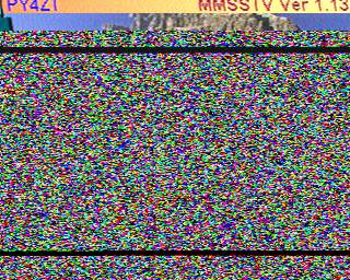 SSTV image from PA3ADE_2M