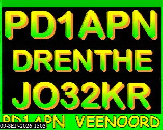 SSTV image from PA3BHW_2M