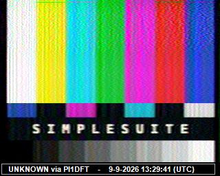 SSTV image from PI1DFT_2M