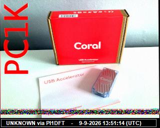 SSTV image from PI1DFT_2M