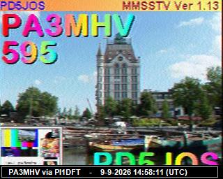 SSTV image from PI1DFT_2M