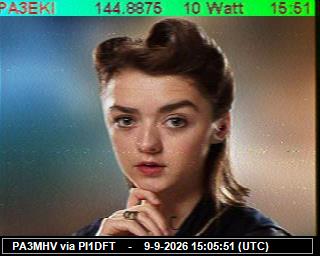 SSTV image from PI1DFT_2M