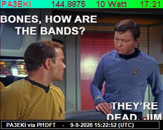 SSTV image from PI1DFT_2M