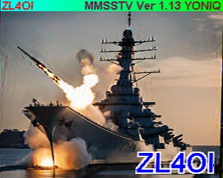 SSTV image from VK3DNH_2M
