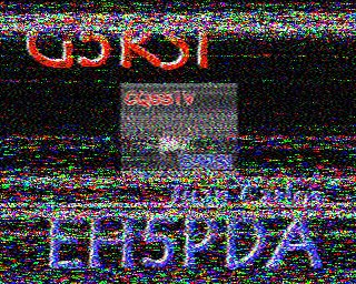 SSTV image from IU0FBK_20M