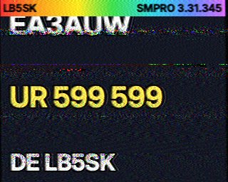 SSTV image from IU0FBK_20M