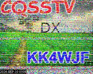 SSTV image from KO5MO_20M