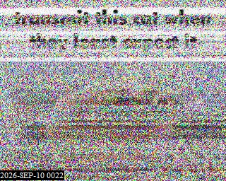 SSTV image from KO6KL_20M