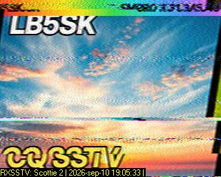 SSTV image from PA0041SWL_20M