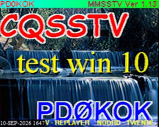 SSTV image from PA3BHW_2M