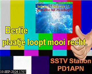SSTV image from PA3BHW_2M
