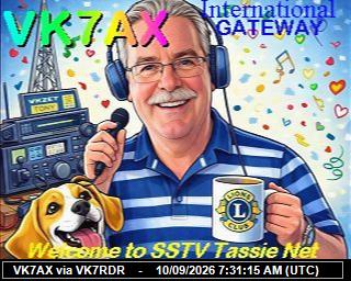 SSTV image from PI1DFT_2M