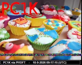 SSTV image from PI1DFT_2M