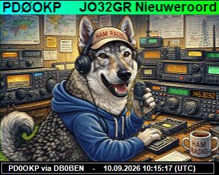 SSTV image from PI1DFT_2M