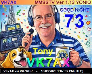 SSTV image from PI1DFT_2M