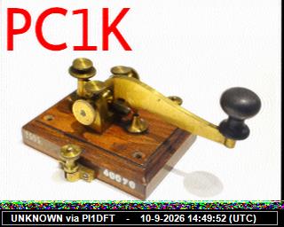 SSTV image from PI1DFT_2M
