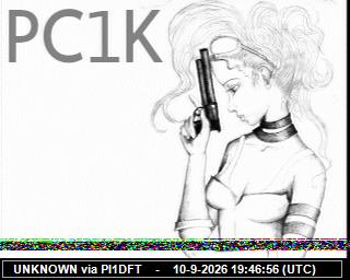 SSTV image from PI1DFT_2M