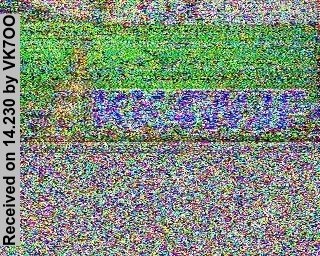 SSTV image from VK7OO_20M