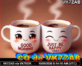 SSTV image from VK7RDR_2M