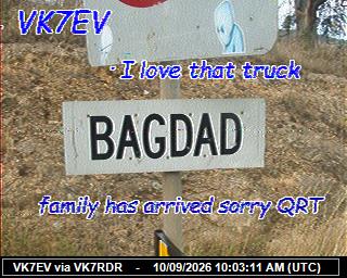 SSTV image from VK7RDR_2M