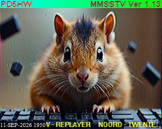 SSTV image from PA3BHW_2M