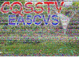 SSTV image from PD2PW_20M