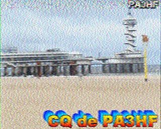 SSTV image from PD2PW_20M