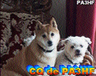 SSTV image from PD2PW_20M