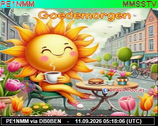 SSTV image from PI1DFT_2M