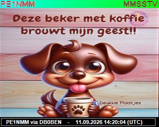 SSTV image from PI1DFT_2M