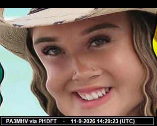 SSTV image from PI1DFT_2M