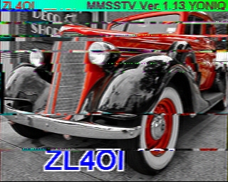 SSTV image from VK3DNH_2M