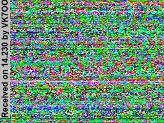 SSTV image from VK7OO_20M