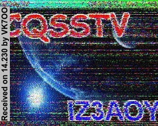 SSTV image from VK7OO_20M