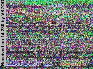 SSTV image from VK7OO_20M