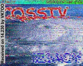 SSTV image from VK7OO_20M
