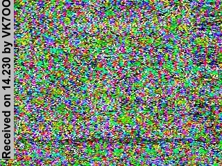 SSTV image from VK7OO_20M