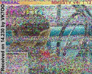SSTV image from VK7OO_20M