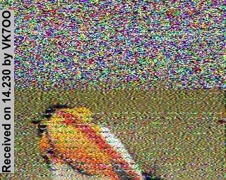 SSTV image from VK7OO_20M
