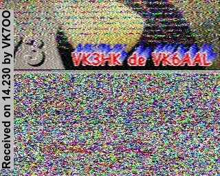 SSTV image from VK7OO_20M