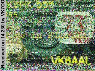 SSTV image from VK7OO_20M