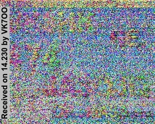 SSTV image from VK7OO_20M