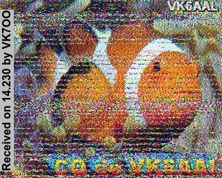 SSTV image from VK7OO_20M